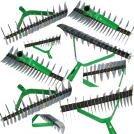 GRABIE OGRODOWE NAPOWIETRZANIA TRAWNIKA GLEB GLEBY DWUSTRONNE 32CM