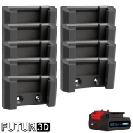 Uchwyt pojedynczy na akumulator Erbauer 12V EXT DualVolt z blokadą