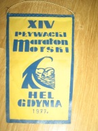XIV PŁYWACKI MARATON MORSKI 1977 HEL - GDYNIA