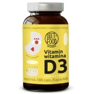 Witamina D3 27 g - ok. 180 kaps.