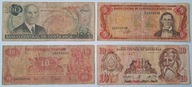 Zestaw Banknotów Kostaryka Nikaragua Honduras Dominikana
