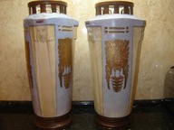 Secesja Wiedeńska (Wiener Werkstätte) para wazonów