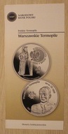 FOLDER NBP DO MONETY 20 ZŁOTYCH 2023 Warszawskie Termopile - JĘZYK POLSKI
