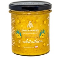 Miód kremowany z rokitnikiem 450g Pasieka na Miedzy POLSKI