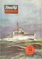 Mały Modelarz 12/1984 niszczyciel ORP Burza