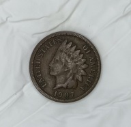 USA - 1 CENT 1907 (2) - INDIANIN - Indian Head