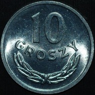 10 groszy 1972 - menniczy ideał z rulonu