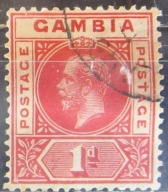 Gambia kolonia brytyjska stary znaczek (2/20