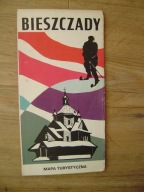 Bieszczady. Mapa turystyczna