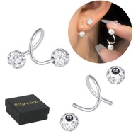 PREZENT NA WALENTYNKI Kolczyki srebrne próba 925 srebro damskie