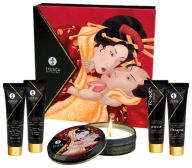 Zestaw SHUNGA Geisha's Secret Kit Strawberry Masaż Świeca Lubrykant Prezent