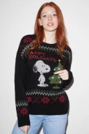 C&A SNOOPY Peanuts sweter świąteczny damski XS