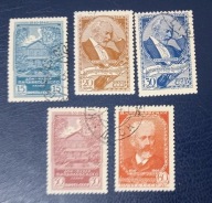 ZSRR SERIA NR 758-762 KASOWANA 100.ROCZNICA CZAJKOWSKI STAN DOBRY 1940 ROK