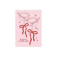 Plakat „Cute Little Cocktail” – Minimalistyczny Plakat Dekoracyjny