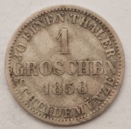 Hanower 1 grosz 1858
