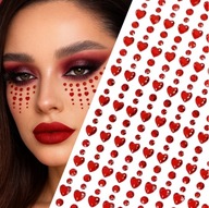 KRYSZTAŁKI SERDUSZKA SERCA CYRKONIE CZERWONE WALENTYNKI ROCZNICA DZIEWCZYNA