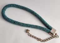 SMYCZ BRELOK UCHWYT SZKLANE KORALIKI