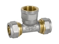 PEX SKRĘCANY TRÓJNIK 16x3/4x16 GW ALUPEX TROJAK SKRĘCANE Z GWINTEM