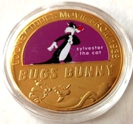 KOT SYLWESTER, KRÓLIK BUGS, BAJKI DISNEYA DLA DZIECI, 40 MM, KOLOR !!!