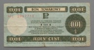 1 cent BON PEWEKS-u z 1979 roku seria HL