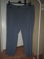 Spodnie materiał 50 bodyflirt proste wysoki stan