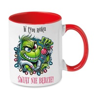 Śmieszny kubek świąteczny GRINCH na prezent MIKOŁAJKI