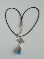 Naszyjnik rzemyk z zawieszką wisiorek orientalny choker boho