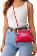 Mała torebka, różowa torebka, torebka z biglem, torebka vintage