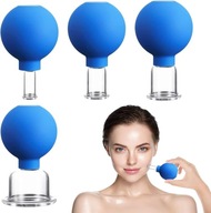 Bańki szklane z kulką ssącą, bańki bezogniowe: YOYIAG 4 sztuki z110