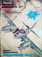 Mały Modelarz 1-2/1999 samolot Messerschmitt Me-410