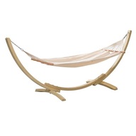 HAMAK BAWEŁNIANY ZE STELAŻEM DUŻY WYGODNY CZILLO