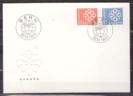 Szwajcaria CEPT Europa koperta FDC 1959