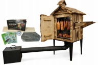 Wędzarnia Ogrodowa ELITE 3.0 XXL Duża Drewniana - Najnowszy Model