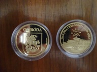 OSTRÓDA Złota Polska Żegluga Ostródzka - Elbląska + Herb medal moneta _NOWA