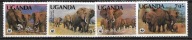 UGANDA ssaki Mi 361-4**