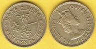 Hong Kong 10 Cents 1972 r.
