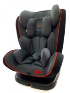 Fotelik samochodowy 360° ISOFIX GT 40–125 cm 0–36 kg Bebico szaro-czerwony