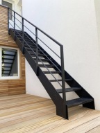 Schody Zewnętrzne Stalowe OCYNKOWANE na wymiar - PRODUCENT