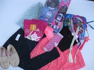 ZESTAW UBRAŃ DZIEWCZYNKA 5-6/110-116 GRATISY