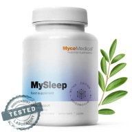MycoMedica MySleep Zioła i Grzyby Wspomaganie Snu Reishi Soplówka 90kaps
