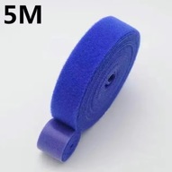 Taśma organizer do zarządzania kablem 5M (niebieski)