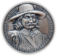 Bitwa pod Oliwą 1627 medal 1993 Flota Polska Admirał Arend Dickmann 70 mm