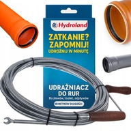 SPIRALA KANALIZACYJNA 10 m RUR ŻMIJKA KANALIZACYJNA DO PRZETYKANIA RUR WĄŻ