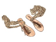 Damskie japonki sandaly wiazane boho lato plaza 40