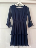 CHIARA FORTHI_GRANATOWA SUKIENKA ROZ. 36 STAN BDB