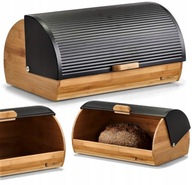 CHLEBAK JEDNOCZĘŚCIOWY ELITEHOFF CZARNY MAT 3D PASKI BAMBUS