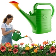 KONEWKA OGRODOWA Z SITKIEM 5L DO PODLEWANIA KWIATÓW ROŚLIN PLASTIKOWA