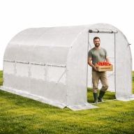 TUNEL FOLIOWY OGRODOWY 4X2,5 SZKLARNIA OGRODOWA FOLIOWA FOLIAK PAWILON 10m2