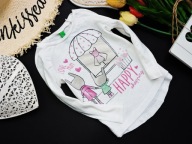 Benetton - markowa bluzeczka shopping r 74