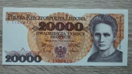 20000 zł 1989 seria Y stan 1 (UNC)